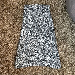 brandy melville leopard long skirt!